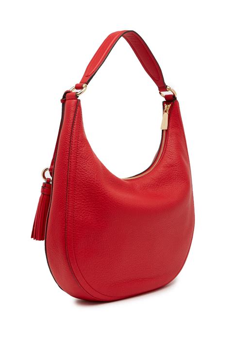 michael kors hobo bag red|Michael Kors large shoulder bag.